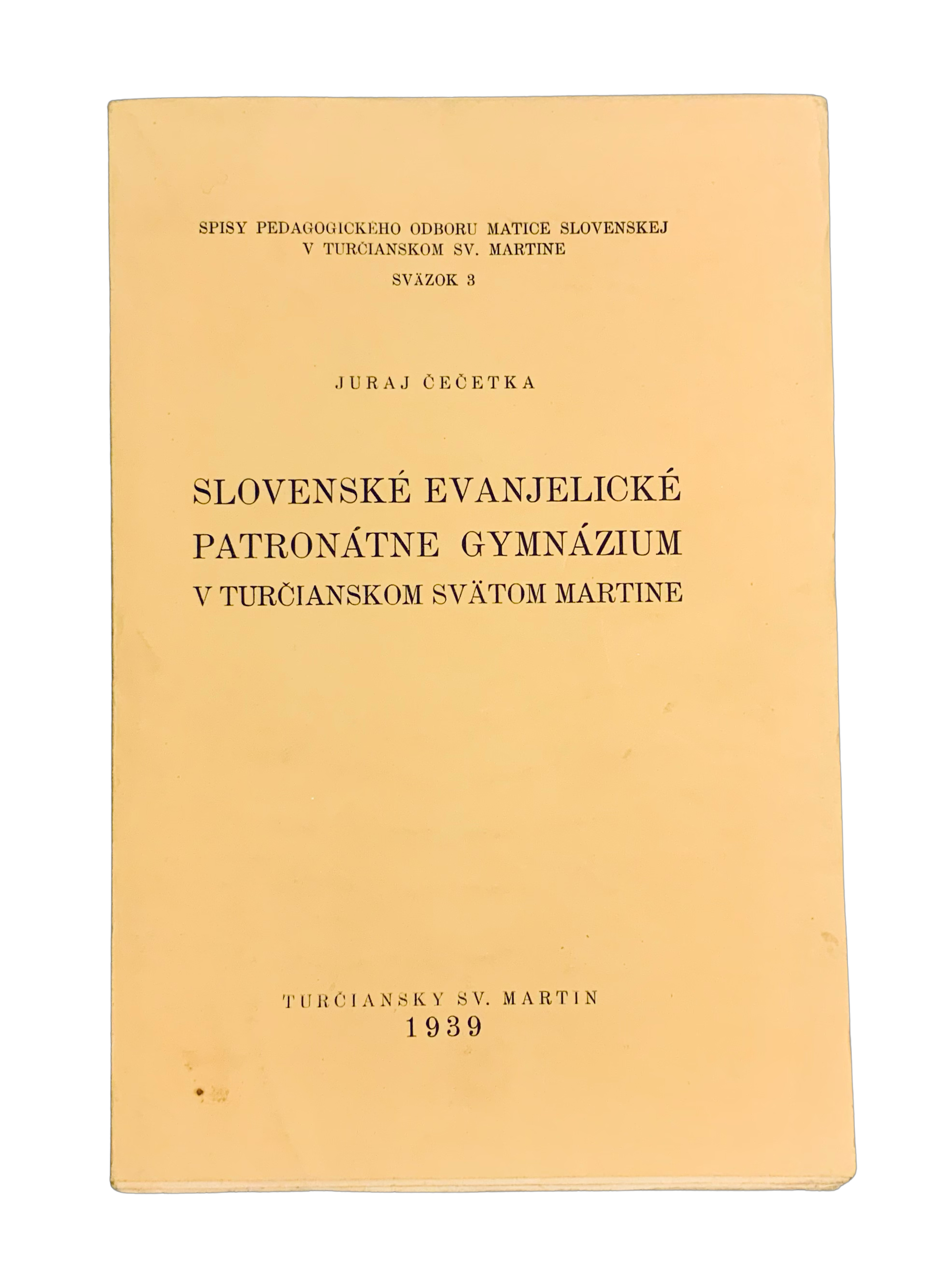 Slovenské evanjelické patronátne gymnázium v Turčianskom Svätom Martine 