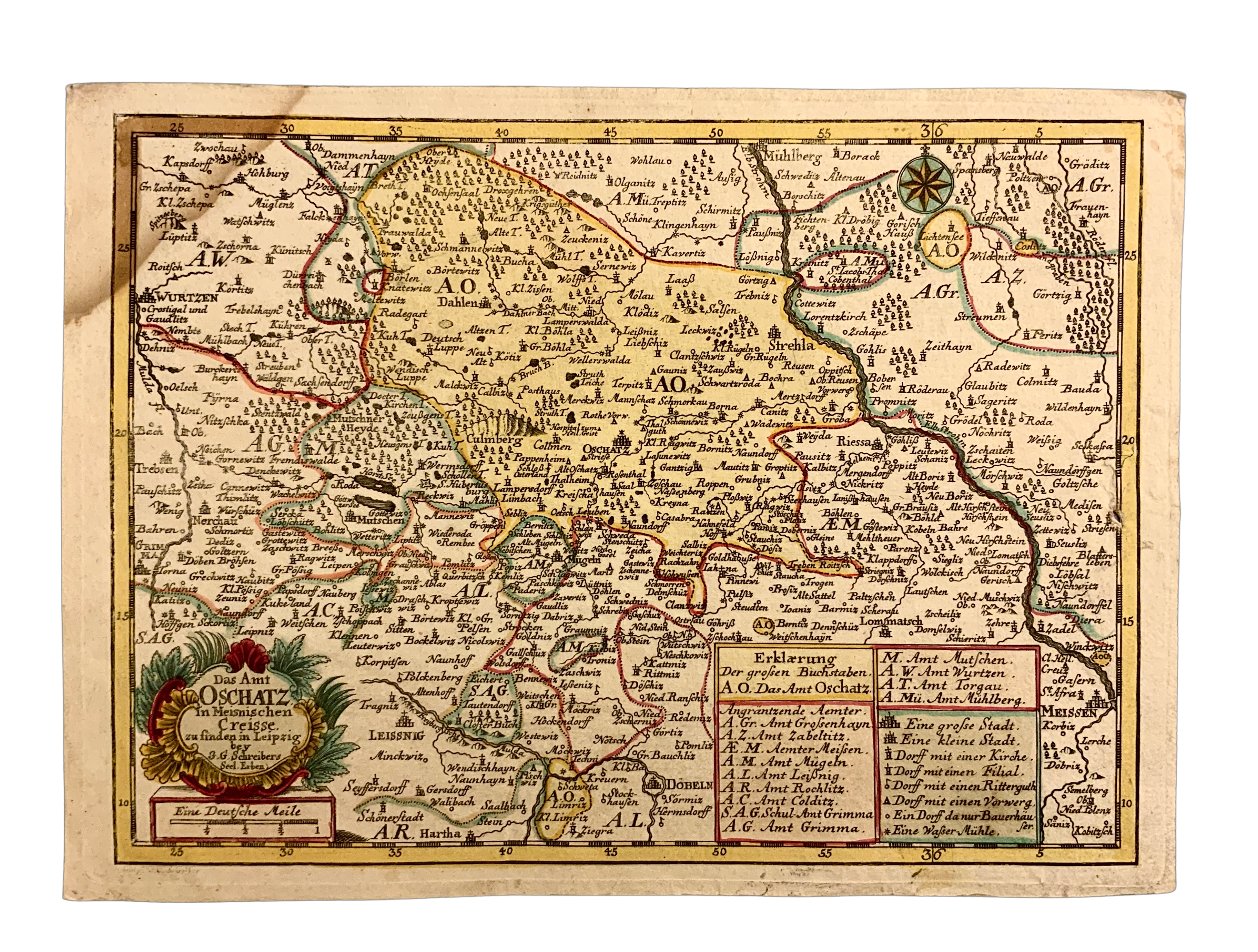 OSCHATZ - Das Amt Oschatz in Meisnischen Creisse