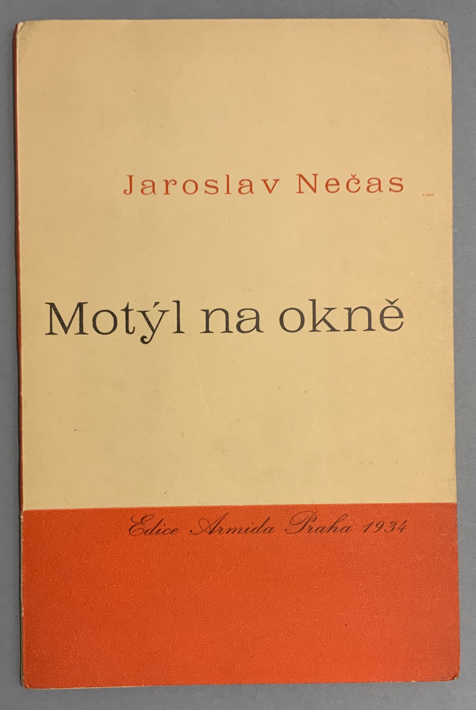 Motýl na okně