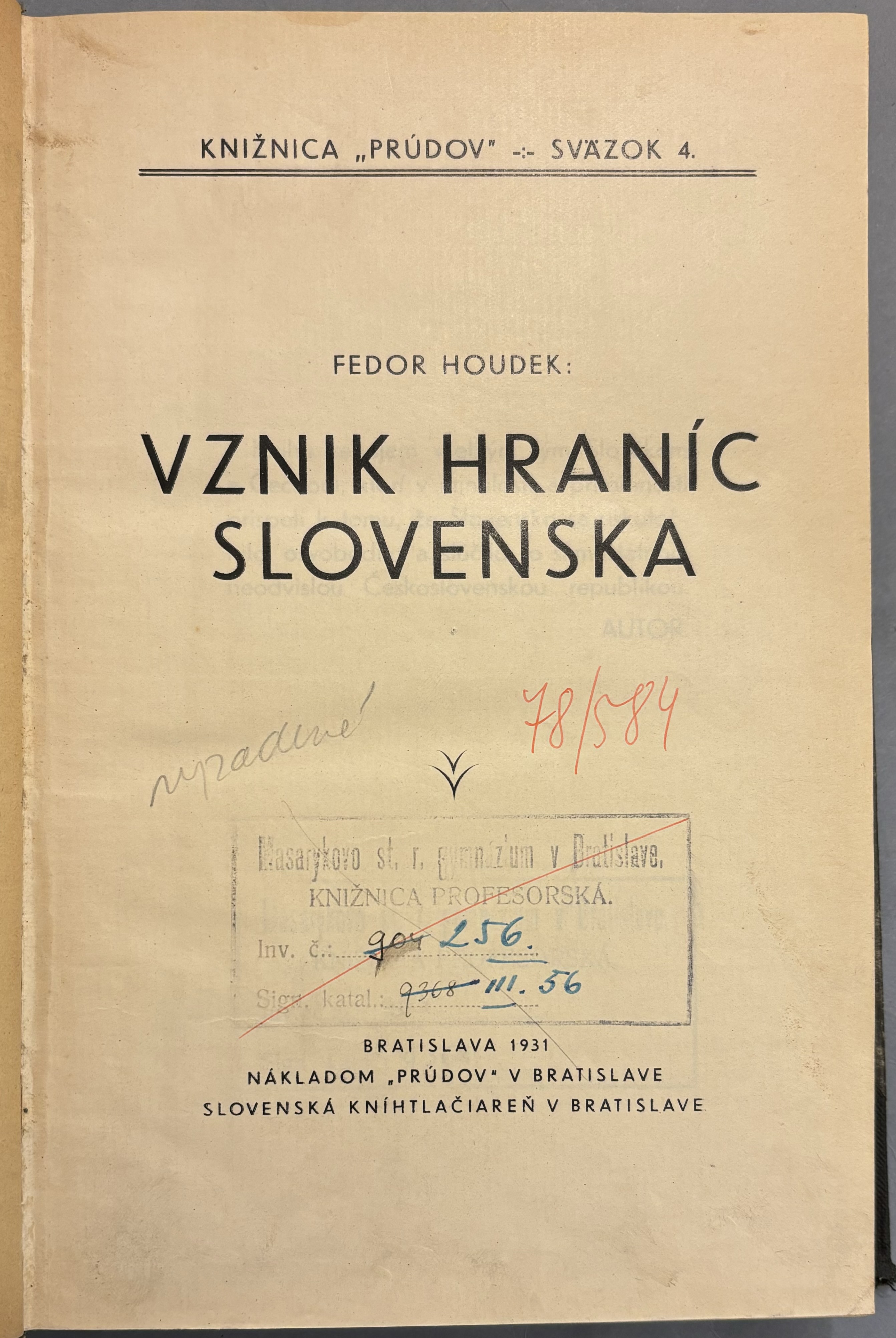 Vznik hraníc Slovenska 