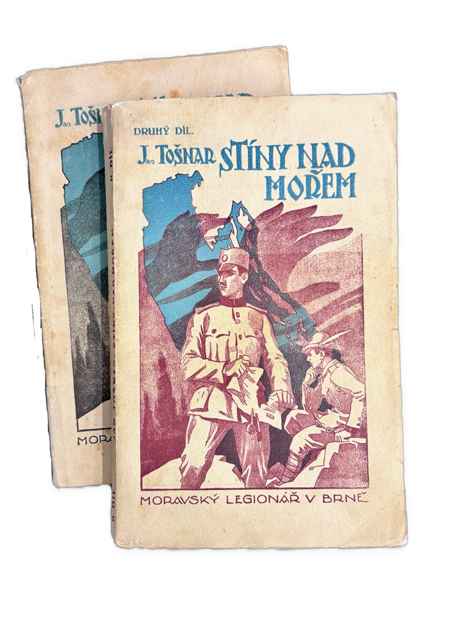 LEGIONÁRI - Stíny nad mořem (italské válečné kapitoly), zv.  I.-II. - PODPIS AUTORA IMG 0427