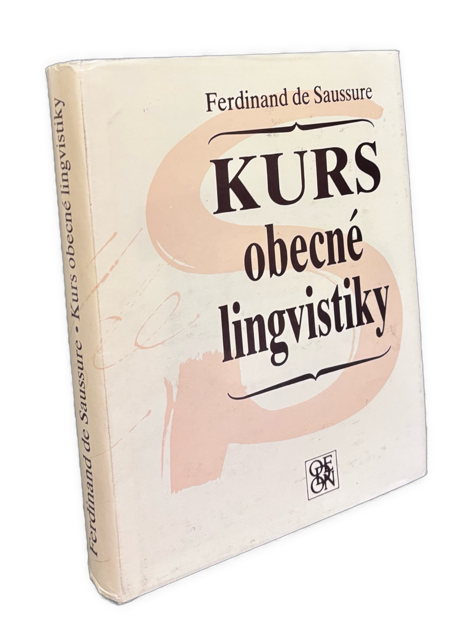 Kurs obecné lingvistiky - 1. VYDANIE IMG 0591