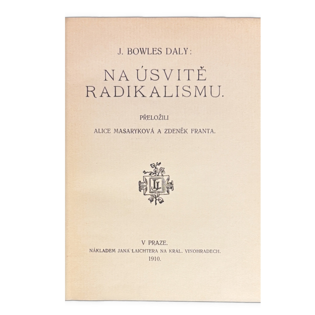 Na úsvitě radikalismu
