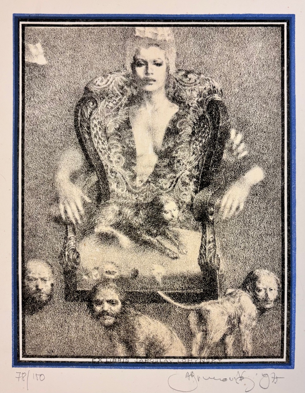 Albín Brunovský - Ex libris Jaroslav Lohynský
