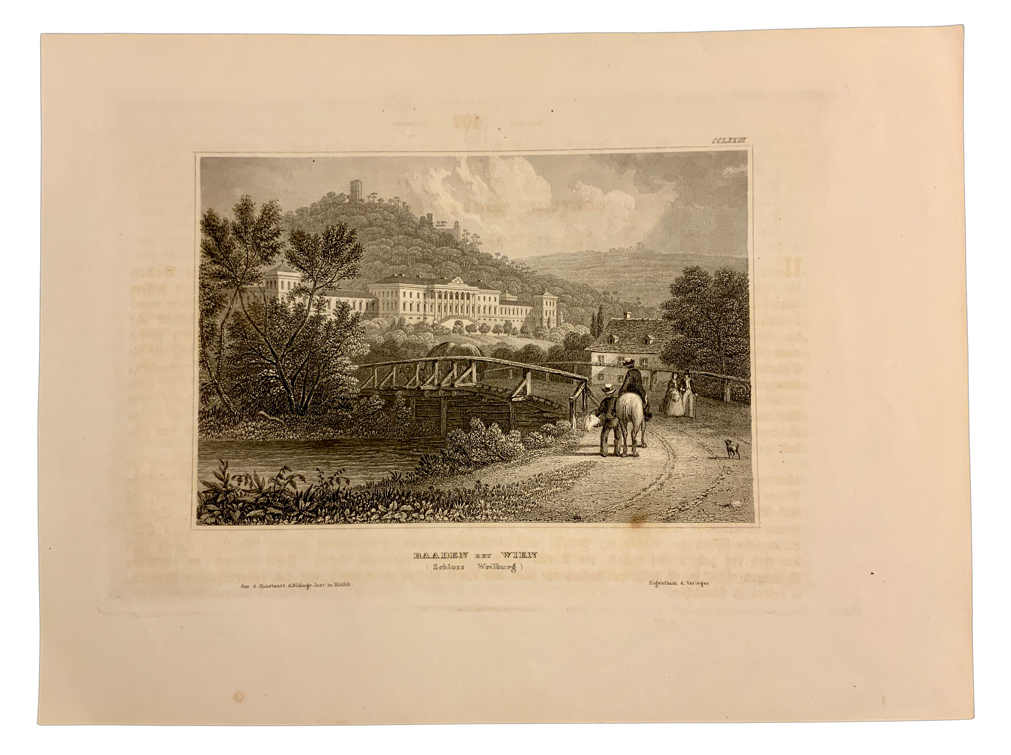 ÖSTERREICH - BADEN - Baaden bey Wien. Schloss Weilburg