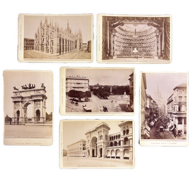 MILÁNO - BROGI, GIACOMO  – súbor 6 miestopisných fotografií IMG 2828