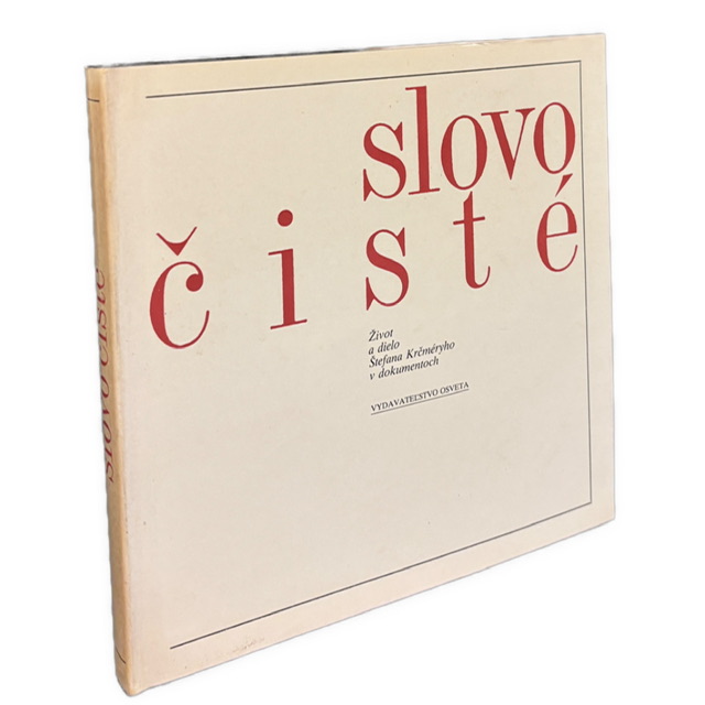 LITERÁRNE DEJINY  -  Slovo čisté Život a dielo Štefana Krčméryho v dokumentoch IMG 3173