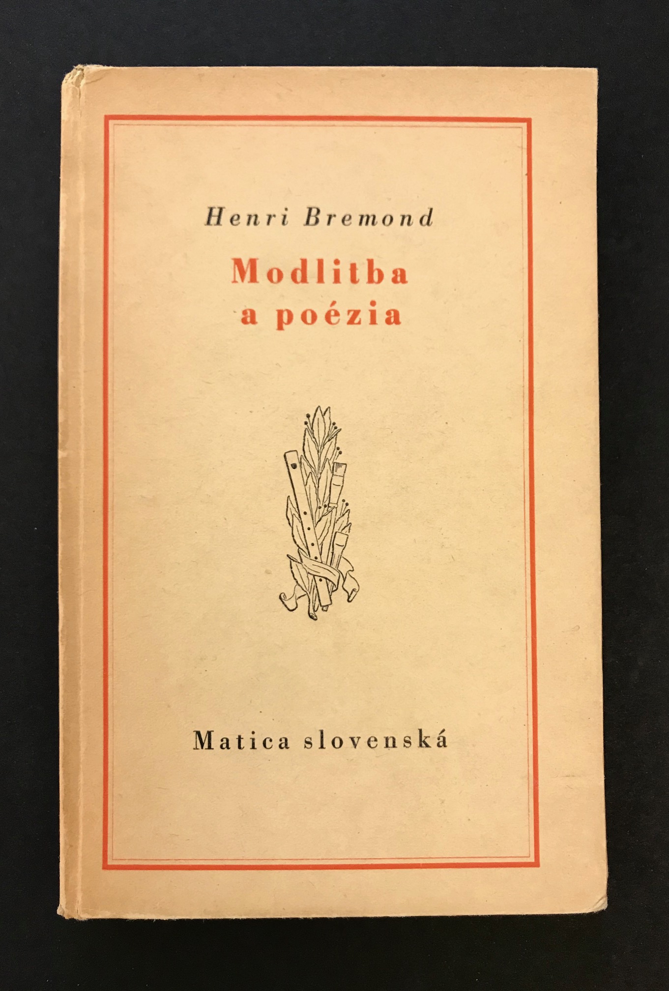 Modlitba a poézia. Eseje.