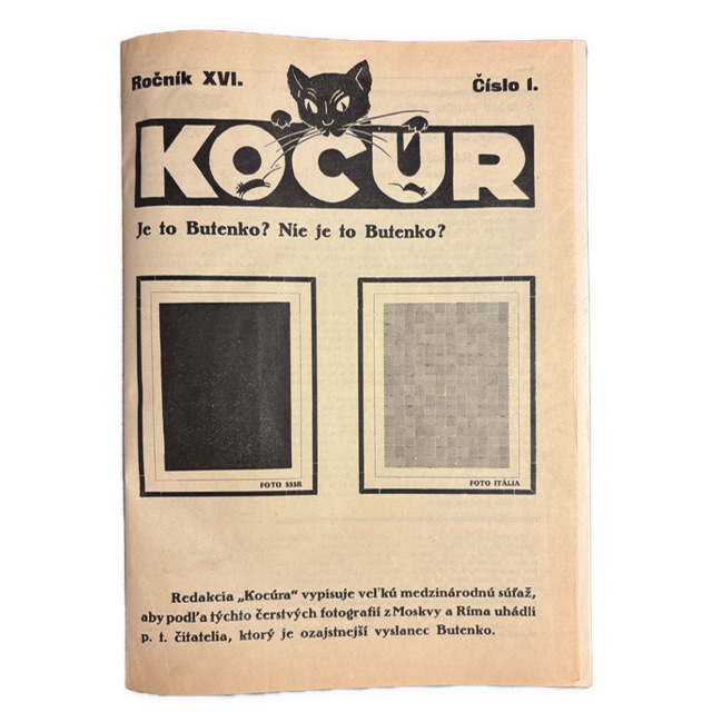 Kocúr. Humoristicko-satirický časopis. Ročník XVI. Čísla 1–10 IMG 4034