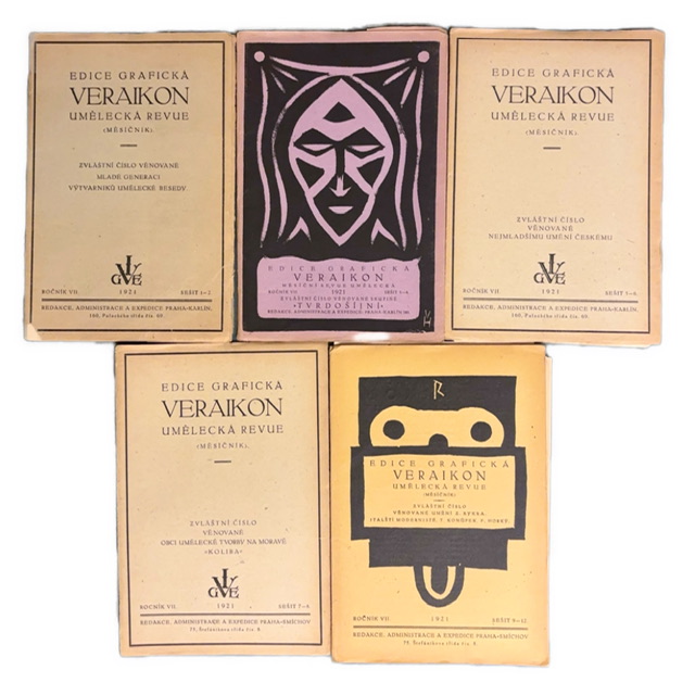 Veraikon – umělecká revue. Ročník VII (1921). Edice grafická IMG 4073