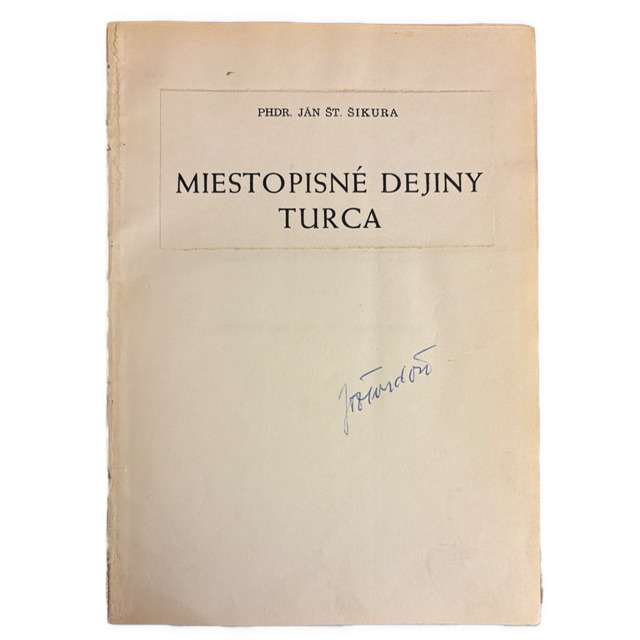 TURIEC  - Miestopisné Dejiny Turca