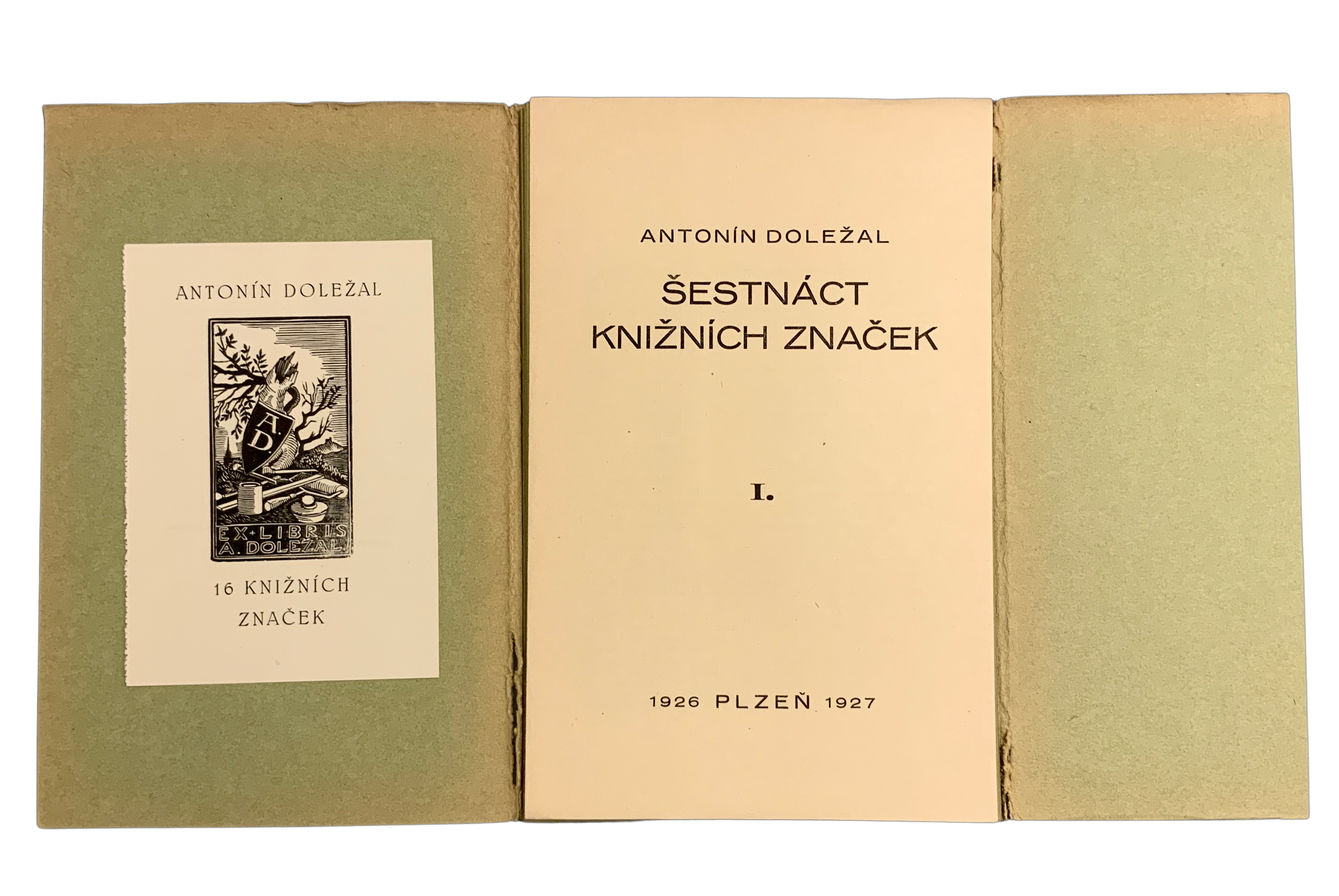EXLIBRISY ANTONÍN DOLEŽAL - Šestnáct knižních značek I. 