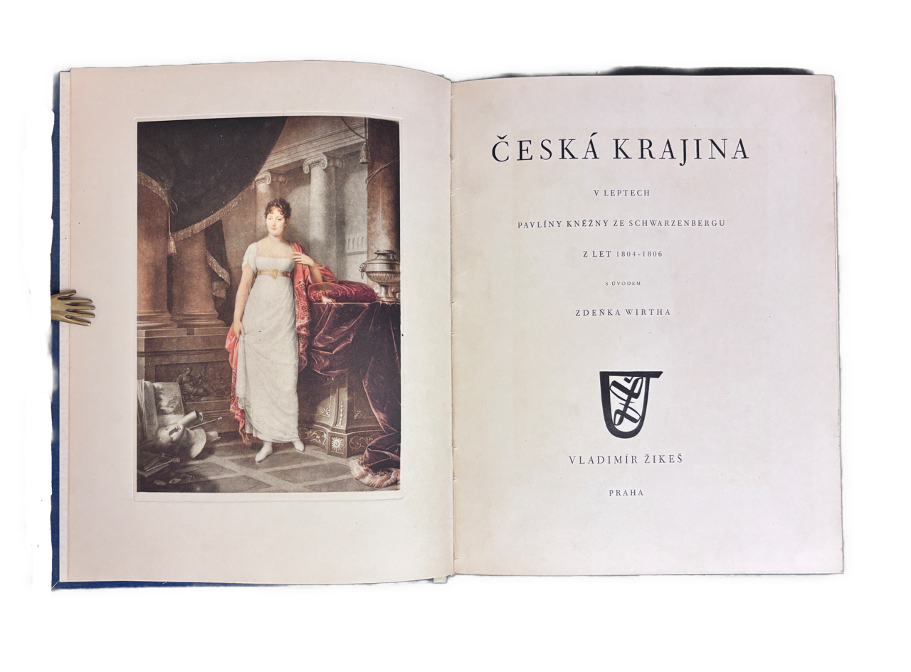 Česká krajina v leptech Pavlíny kněžny ze Schwarzenbergu z let 1804 - 1806  IMG 6710