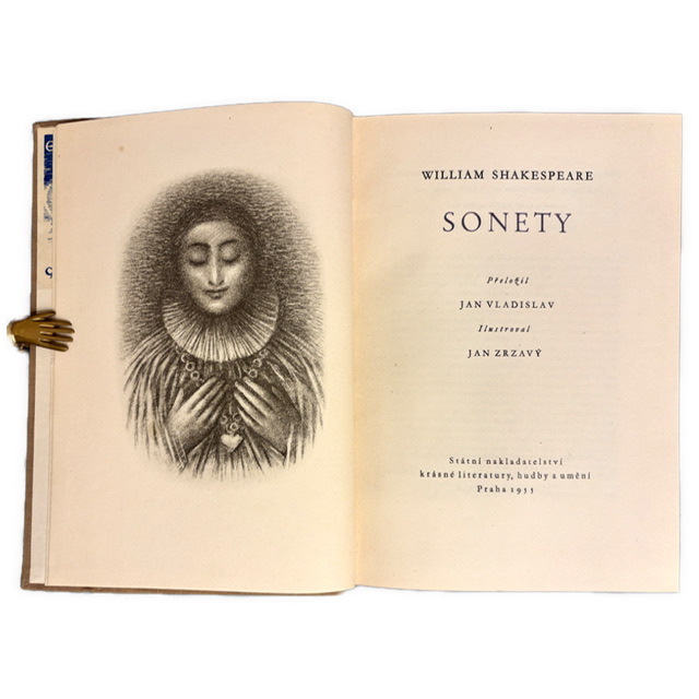 Sonety. Anglicko - české vydanie.- ILU Jan Zrzavý IMG 7187