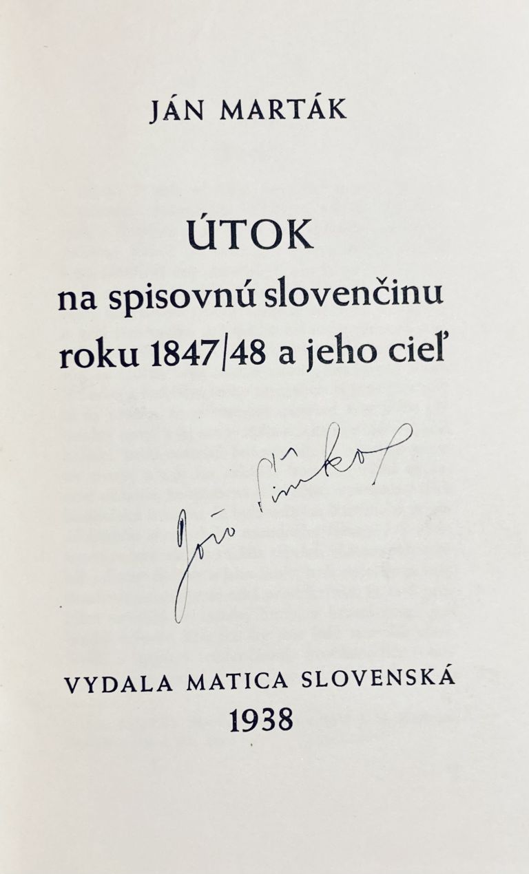 Útok na spisovnú slovenčinu roku 1847/48 a jeho cieľ 8F0211A7 03F4 4FCB B4BD 66852CEED8E3