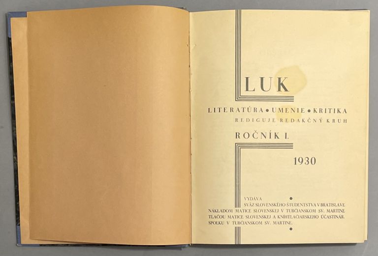 LUK - Literatúra. Umenie. Kritika -  roč. I-II. IMG 4613
