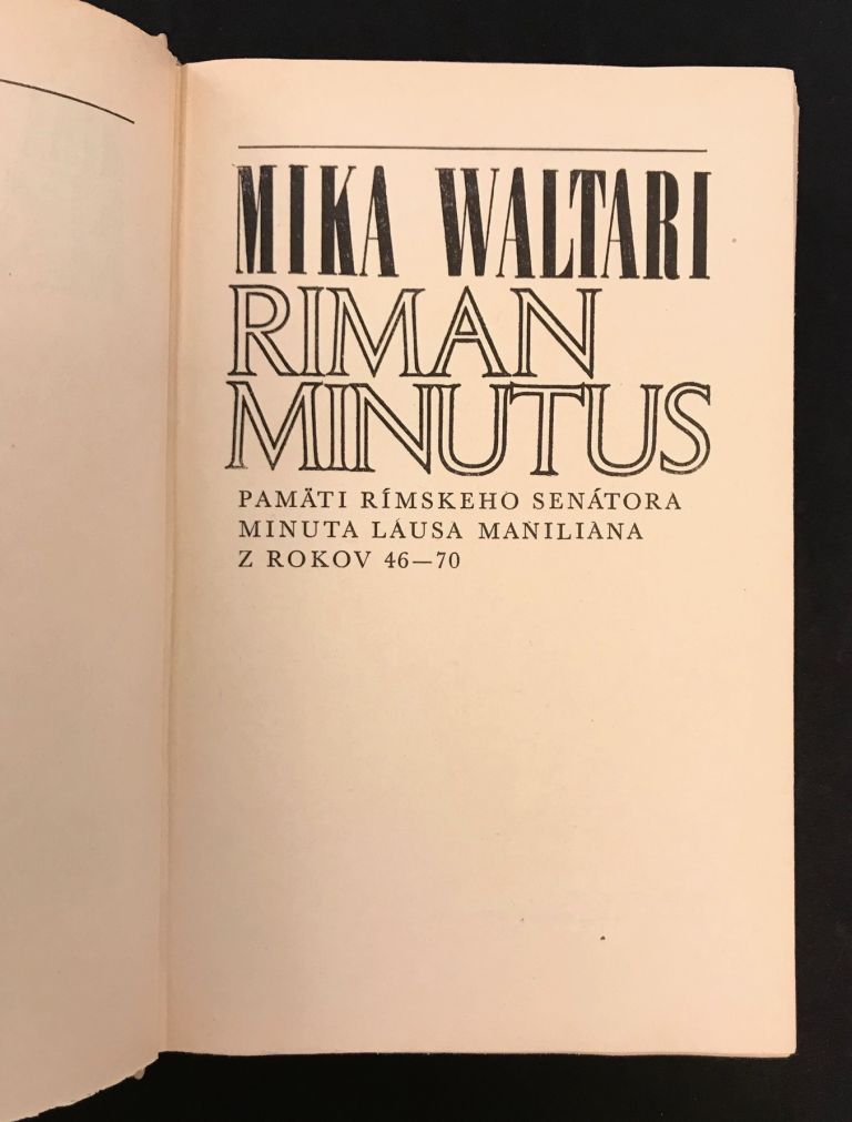 Riman Minutus. Pamäti rímskeho senátora Minuta Láusa Maniliana z rokov 46-70 IMG 5026
