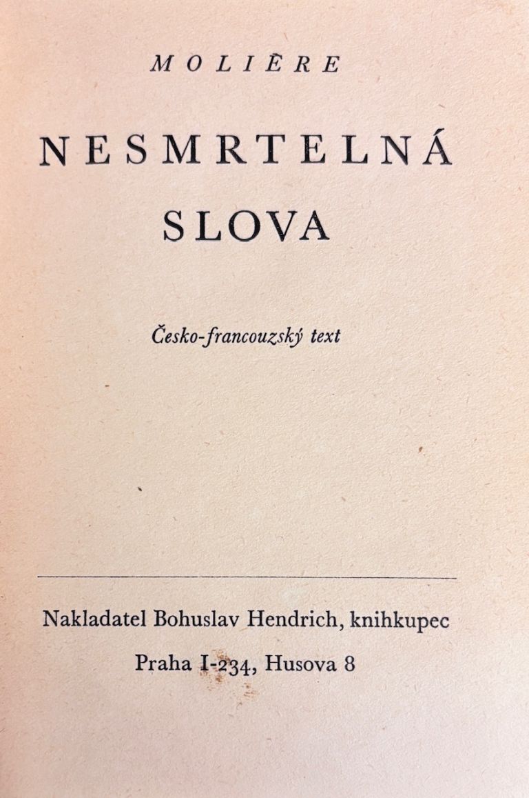 Nesmrtelná slova. Citáty - CZ-FR text IMG 7130