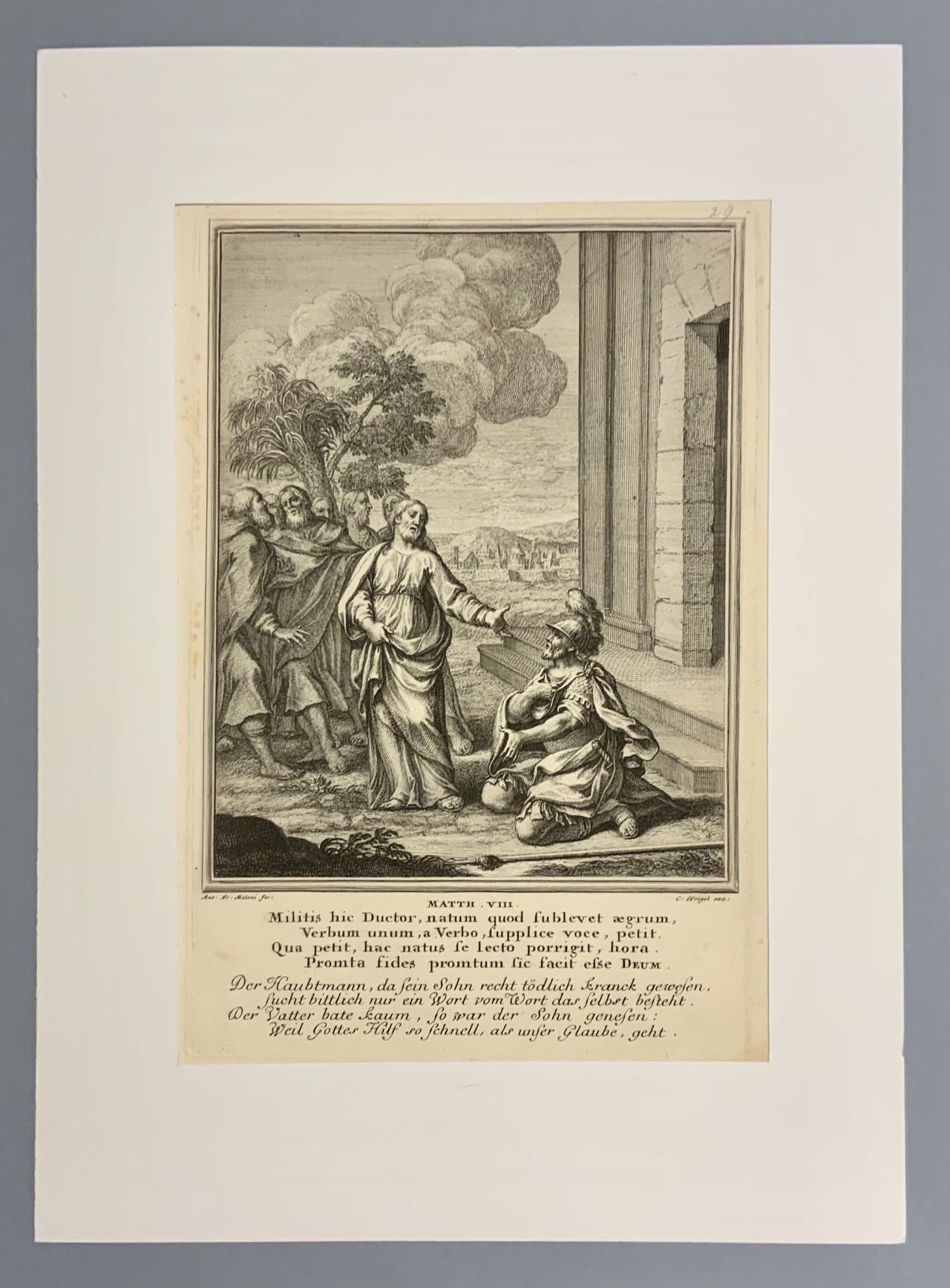 Mediryt - Historiae celebriores  Veteris /Novi/ Testamenti - Matth. VIII. 8A440C4E 24F8 4748 9E57 940F90CF7F8F