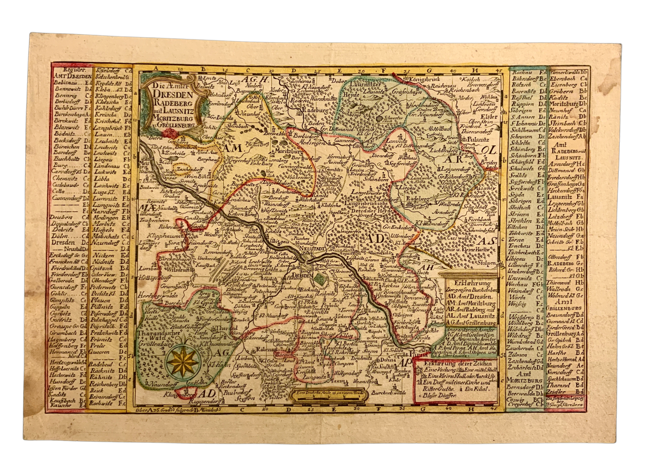 DRESDEN - Die Æmter Dresden Radeberg mit Lausnitz Moritzburg u. Grollenburg B53C760B FA0C 4E37 9605 98757528508F