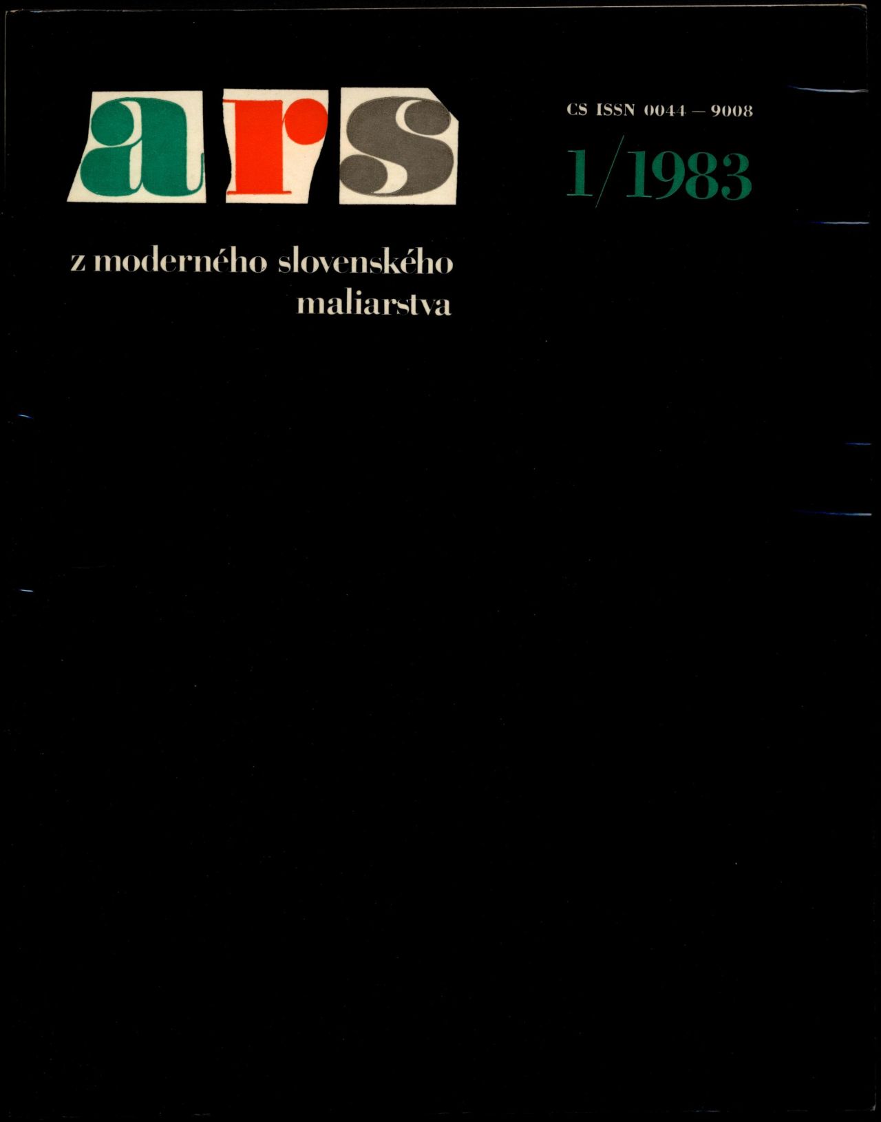 ars. 1/1983. Z moderného slovenského maliarstva. ars1